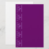 Elegant Swirls Briefpapier (Voorkant / Achterkant)