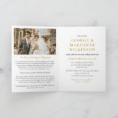 Elegant Swirly Script 50th Wedding Jubileum (Binnen)