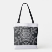 Elegant symmetrisch kerstontwerp tote bag (Achterkant)