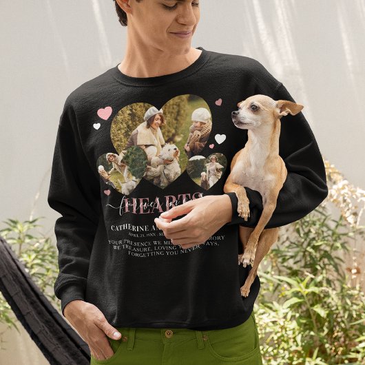 Elegant Sympathie citeert foto's van het hart Memo Trui