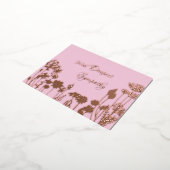 Elegant Sympathie Gold Foil Invitation Briefkaart (Gedraaid)