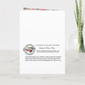 Elegant sympathie Maagd Mary Pink Roses Kaart (Achterkant)