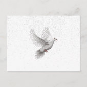Elegant Symphaty bedankkaart - Waterverf Dove Briefkaart (Voorkant)
