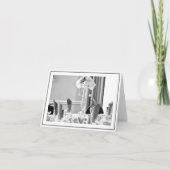 Elegant tabelinstelling bedankkaart (Voorkant)