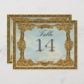 Elegant-tabelnummer Briefkaart (Voorkant / Achterkant)