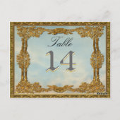 Elegant-tabelnummer Briefkaart (Achterkant)