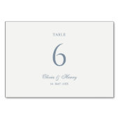 Elegant Table Number Card I Baroque Wedding Set Kaart (Voorkant)