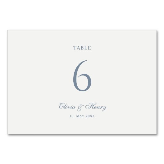 Elegant Table Number Card I Baroque Wedding Set Kaart (Voorkant)