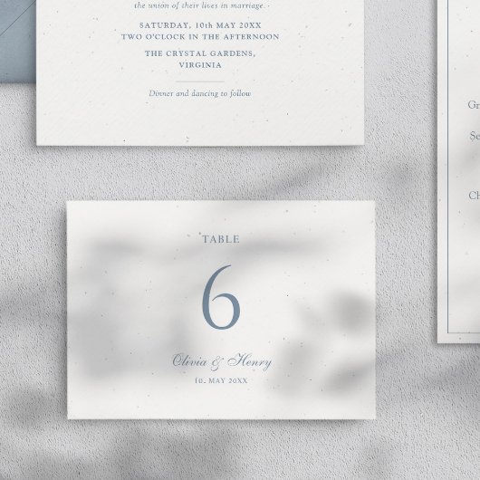 Elegant Table Number Card I Baroque Wedding Set Kaart