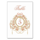 Elegant Tafelnummer (Achterkant)