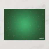 Elegant Tafelnummer Magic Sparkle Green (Achterkant)
