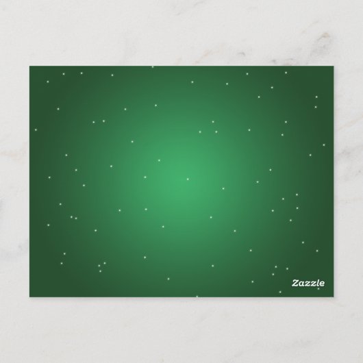 Elegant Tafelnummer Magic Sparkle Green (Achterkant)