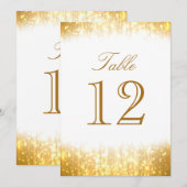 Elegant Tafelnummer met Glans (Voorkant / Achterkant)