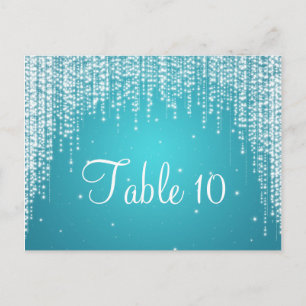 Elegant Tafelnummer Night Dazzle Blue