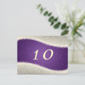 Elegant tafelnummer oogverblindende sprankelende P (Staand voorkant)