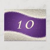 Elegant tafelnummer oogverblindende sprankelende P (Voorkant)