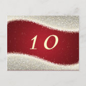 Elegant tafelnummer oogverblindende sprankelende r (Voorkant)