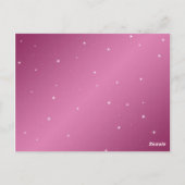 Elegant tafelnummer Roos Sparkle roze (Achterkant)