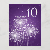 Elegant tafelnummer Summer Sparkle Paarse (Voorkant)