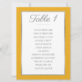 ELEGANT TAFELNUMMER zitplaatsindeling mosterdgrijs (Voorkant)