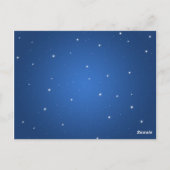 Elegant Tafelnummer Zomer Sparkle Sapphire Blauw (Achterkant)