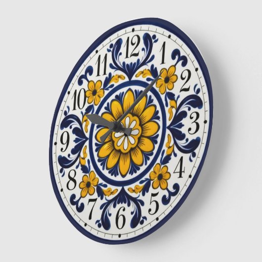 Elegant Talavera Numbered Clock Grote Klok (Hoek)