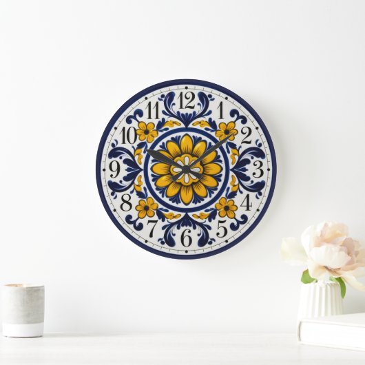 Elegant Talavera Numbered Clock Grote Klok (Huis)