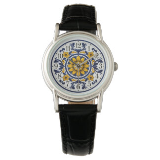 Elegant Talavera Numbered Horloge