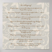 Elegant Tan doet het in ieder geval Poster (Voorkant)