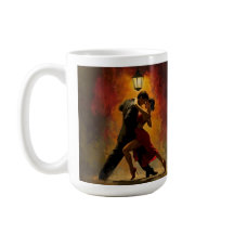 Elegant Tango Koppel Romantisch Kunst Design