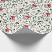 Elegant tapijt motief cadeaupapier (Hoek)