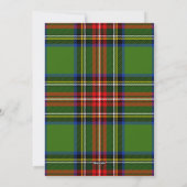 Elegant Tartan Christmas Cozy Plaid Pillows Feestdagenkaart (Achterkant)