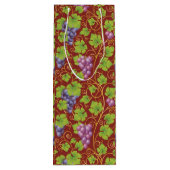 Elegant Tas voor druiven van papierstof Wijn Cadeautas (Achterkant)