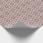 Elegant Tatreez geïnspireerd patroon wrapping papi Cadeaupapier (Hoek)