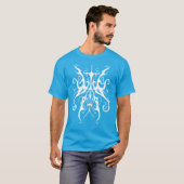 Elegant Tattoo ontwerp van stam - wit T-shirt (Voorkant volledig)