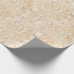 Elegant Taupe Damask Cadeaupapier<br><div class="desc">Dit elegante verpakkingspapier heeft een patroon van taupe damask.  Ideaal voor bruiloften of andere speciale gelegenheden.</div>