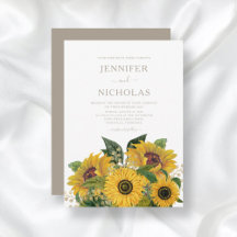 Elegant Taupe Floral Wedding