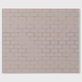 Elegant Taupe & Gold Detail Cadeaupapier (Vlak)