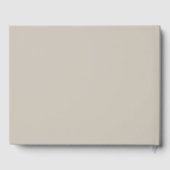Elegant Taupe Wedding Gastenboek (Achterkant)