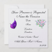 Elegant Tea/Coffee Party - SRF Kaart (Achterkant)