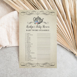 Elegant  Tea Party   BABY SHOWER