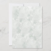 Elegant Tea Party Baby shower Baby breekt Kaart (Achterkant)