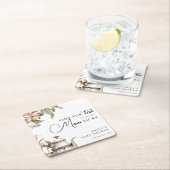 Elegant Tea Party Baby Shower Kartonnen Onderzetters (Insitu)