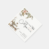 Elegant Tea Party Baby Shower Servet (Hoek)