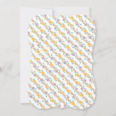 Elegant Tea Party Baby shower - Theepot Kaart (Achterkant)