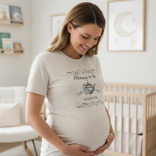 Elegant  Tea Party   BABY SHOWER Tri-Blend Shirt