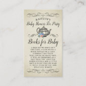 Elegant  Tea Party | Boekaanvraag Informatiekaartje (Voorkant)