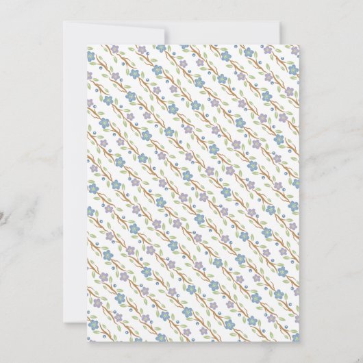 Elegant Tea Party Boy Baby shower ・ Teapot Kaart (Achterkant)