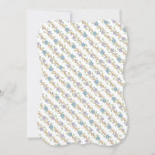 Elegant Tea Party Boy Baby shower ・ Teapot Kaart (Achterkant)