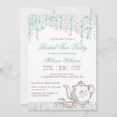 Elegant  Tea Party | Florence-Vrijgezellenfeest Kaart (Voorkant)